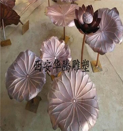 上海锻造铜荷花